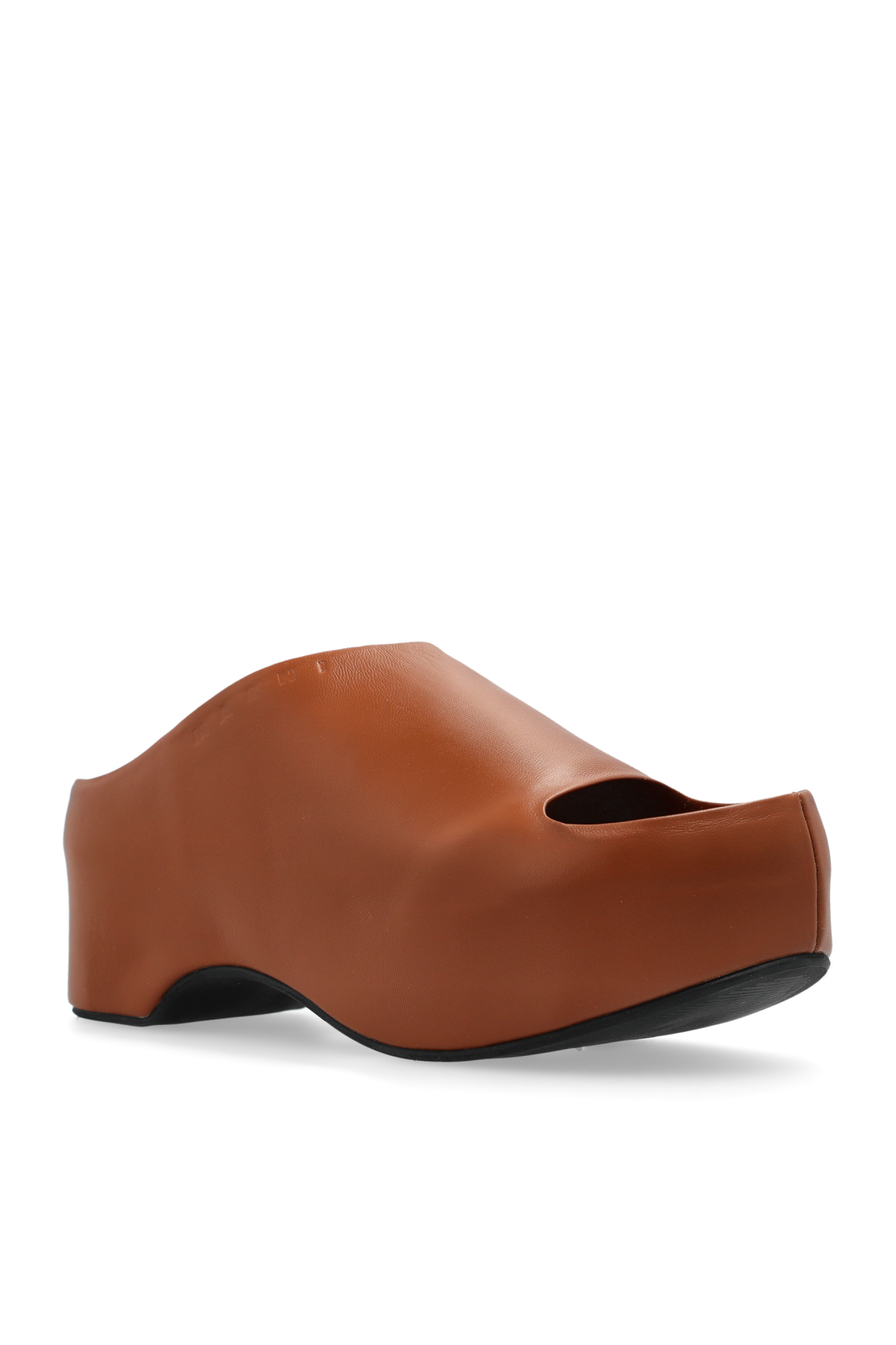 サンダル・ミュール MARNI SAMS021604P362800R67 Sandals slide with chunky clog Marni Leather slides Chunky | Women's Shoes | Vitkac
